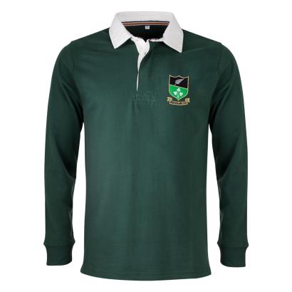 Ireland Mens Summer Tour Heavyweight Rugby Shirt - Long Sleeve -