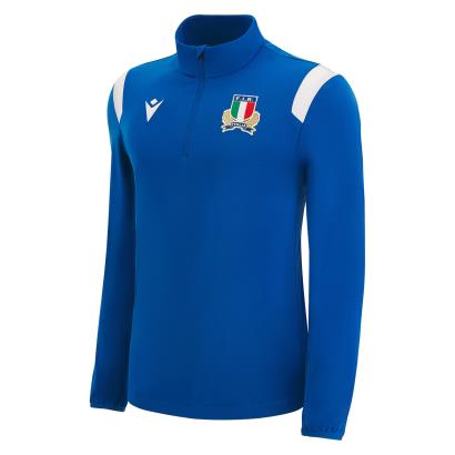 Italy Mens Training 1/4 Zip Top - Azzurri 2023 - Front