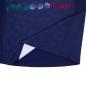 Italy Mens Training Rugby Shirt - Short Sleeve Navy 2023 - Hem
