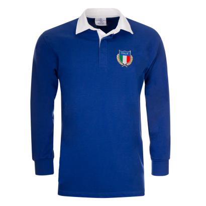 Italy Classic Rugby Shirt L/S - Front
