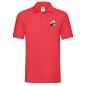 Mens Japan Cotton Pique Polo - Red - Front