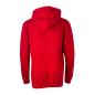 Wales Classic Polycotton Hoodie Fire Red Kids - Back