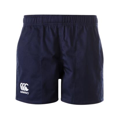 Canterbury Kids Cotton Professional Rugby Match Shorts - Navy - 