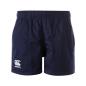 Canterbury Kids Cotton Professional Rugby Match Shorts - Navy - Front