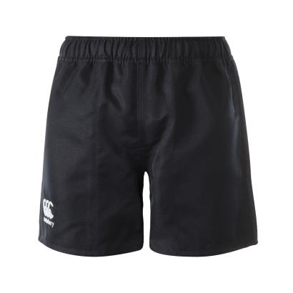 Canterbury Kids Polyester Professional Rugby Match Shorts - Blac