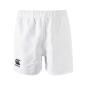 Canterbury Kids Polyester Professional Rugby Match Shorts - Whit - Front