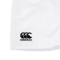 Canterbury Kids Polyester Professional Rugby Match Shorts - Whit - Canterbury Logo