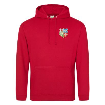 Lions 1888 College Hoodie Fire Red - Front
