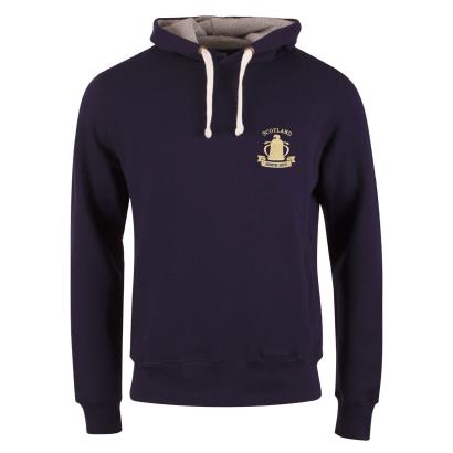 Scotland Mens Calcutta 1879 Classic Pullover Hoodie - Navy - Front