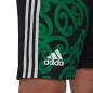 Maori All Blacks Mens Gym Shorts - Black 2023 - adidas Badge