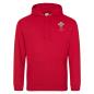 Wales 2021 6 Nations Champions Hoodie Fire Red - Front
