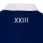 Mens England Rugby World Cup 2023 Rugby Shirt - Navy Long Sleeve - Collar