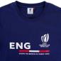 Mens England Rugby World Cup 2023 Supporters Tee - Navy - Logos