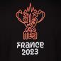 Mens Rugby World Cup 2023 Event Tee - Black - Back Logo