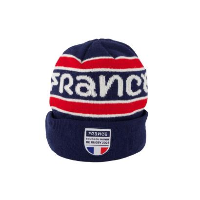 Adults France Rugby World Cup 2023 Beanie - Navy - Front