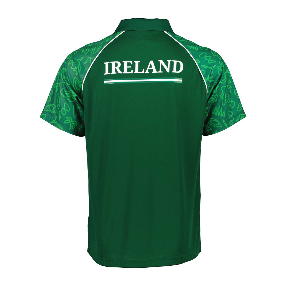 Rugby World Cup 2023 Mens Ireland Polo Shirt - Green | rugbystore