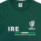 Mens Ireland Rugby World Cup 2023 Supporters Tee - Bottle Green - Logos