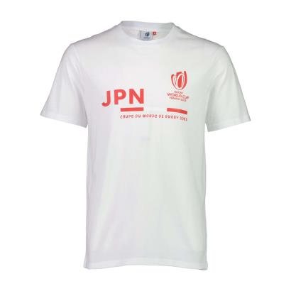 Mens Japan Rugby World Cup 2023 Supporters Tee - White - Front