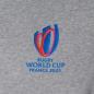 Mens Rugby World Cup 2023 Logo Hoodie - Grey - RWC Badge