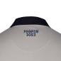Mens Rugby World Cup 2023 Logo Polo - Grey - Top of Back
