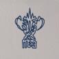 Mens Rugby World Cup 2023 Logo Polo - Grey - Webb Ellis Cup Badge