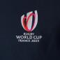 Mens Rugby World Cup 2023 Logo Rugby Shirt - Navy Long Sleeve - RWC Badge