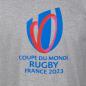 Mens Rugby World Cup 2023 Logo Tee - Grey - RWC Badge