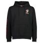 Mens Rugby World Cup 2023 Map Hoodie - Black - Front