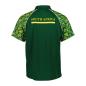Mens South Africa Rugby World Cup 2023 Polo - Bottle Green - Back