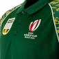 Mens South Africa Rugby World Cup 2023 Polo - Bottle Green - RWC Badge