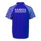 Mens Samoa Rugby World Cup 2023 Polo - Royal - Back