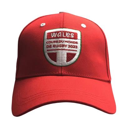 Adults Wales Rugby World Cup 2023 Cap - Red - Front