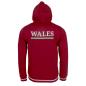Mens Wales Rugby World Cup 2023 Hoodie - Red - Back