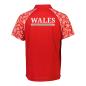 Mens Wales Rugby World Cup 2023 Polo - Red - Back