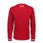 Mens Wales Rugby World Cup 2023 Rugby Shirt - Red Long Sleeve - Back