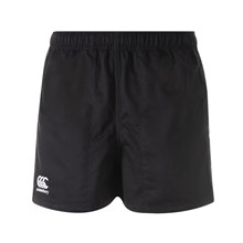 Canterbury Mens Cotton Professional Rugby Match Shorts - Black -