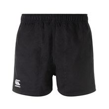 Canterbury Mens Cotton Professional Rugby Match Shorts - Black -