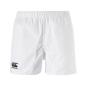Canterbury Mens Cotton Professional Rugby Match Shorts - White - Front