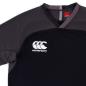 Canterbury Mens Teamwear Evader Plain Rugby Match Shirt - Black - Logo