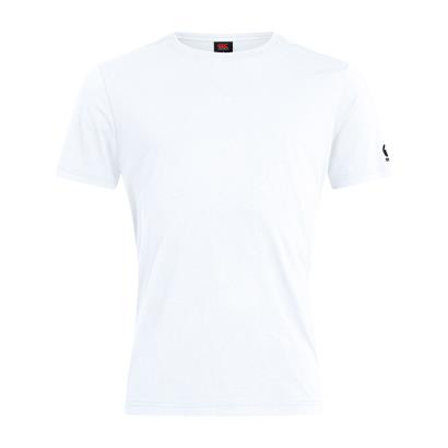 Canterbury Mens Club Plain T-Shirt - White - Front