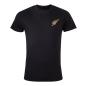 New Zealand Classic Printed T-Shirt Black - Front