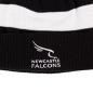 Newcastle Falcons Adults Pom Pom Beanie - Black 2023 - Newcastle Falcons Logo