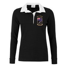 New Zealand World Champions Womens Classic Rugby Shirt - Black -