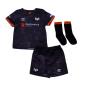 Ospreys Baby Home Rugby Kit - Black 2023 - Front