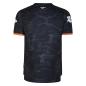 Ospreys Mens Home Rugby Shirt - Short Sleeve Black 2023 - Back