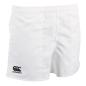 Canterbury Polyester Professional Shorts White - Front