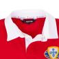 Portugal Mens Rugby Origins 1935 Rugby Shirt - Long Sleeve Red - Collar