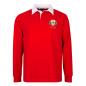 Portugal Mens Rugby Origins 1935 Rugby Shirt - Long Sleeve Red - Front