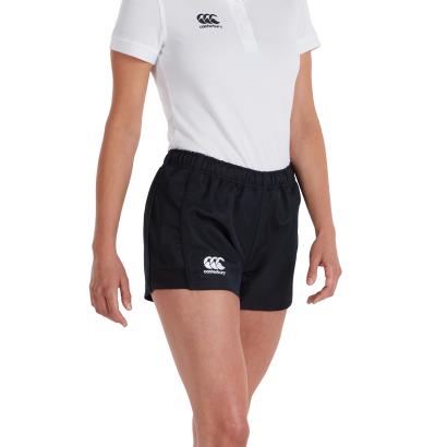 Canterbury Womens Advantage Rugby Match Shorts Black - Front