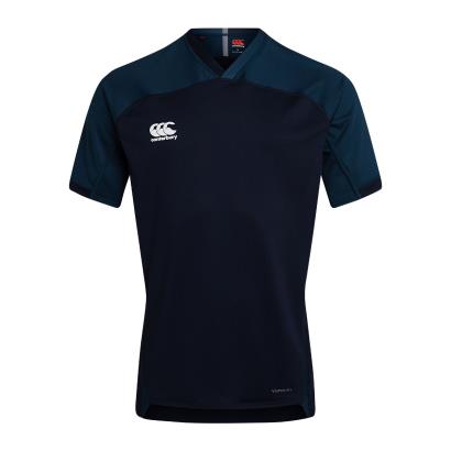 Canterbury Teamwear Plain Evader Rugby Shirt Navy - Front